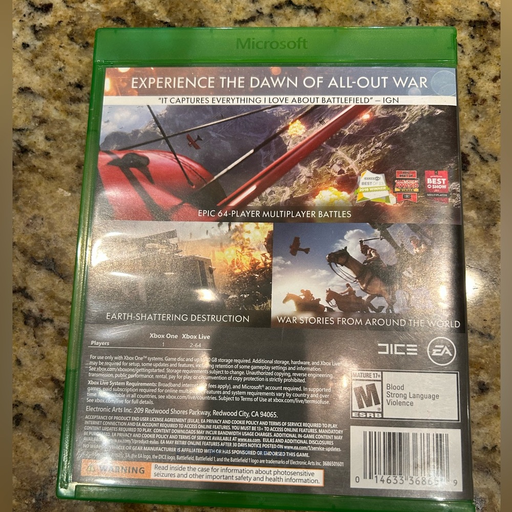 Battlefield 1 for Xbox One - Picture 2 of 3